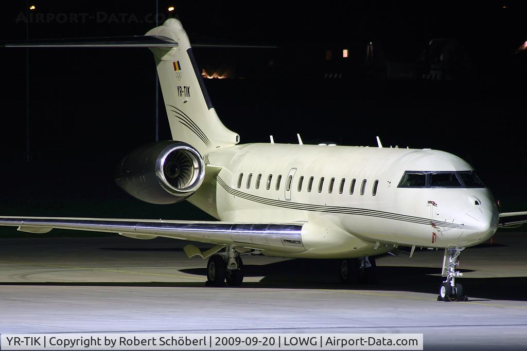 YR-TIK, 2006 Bombardier BD-700-1A10 Global 5000 C/N 9229, Ion Tiriac Air