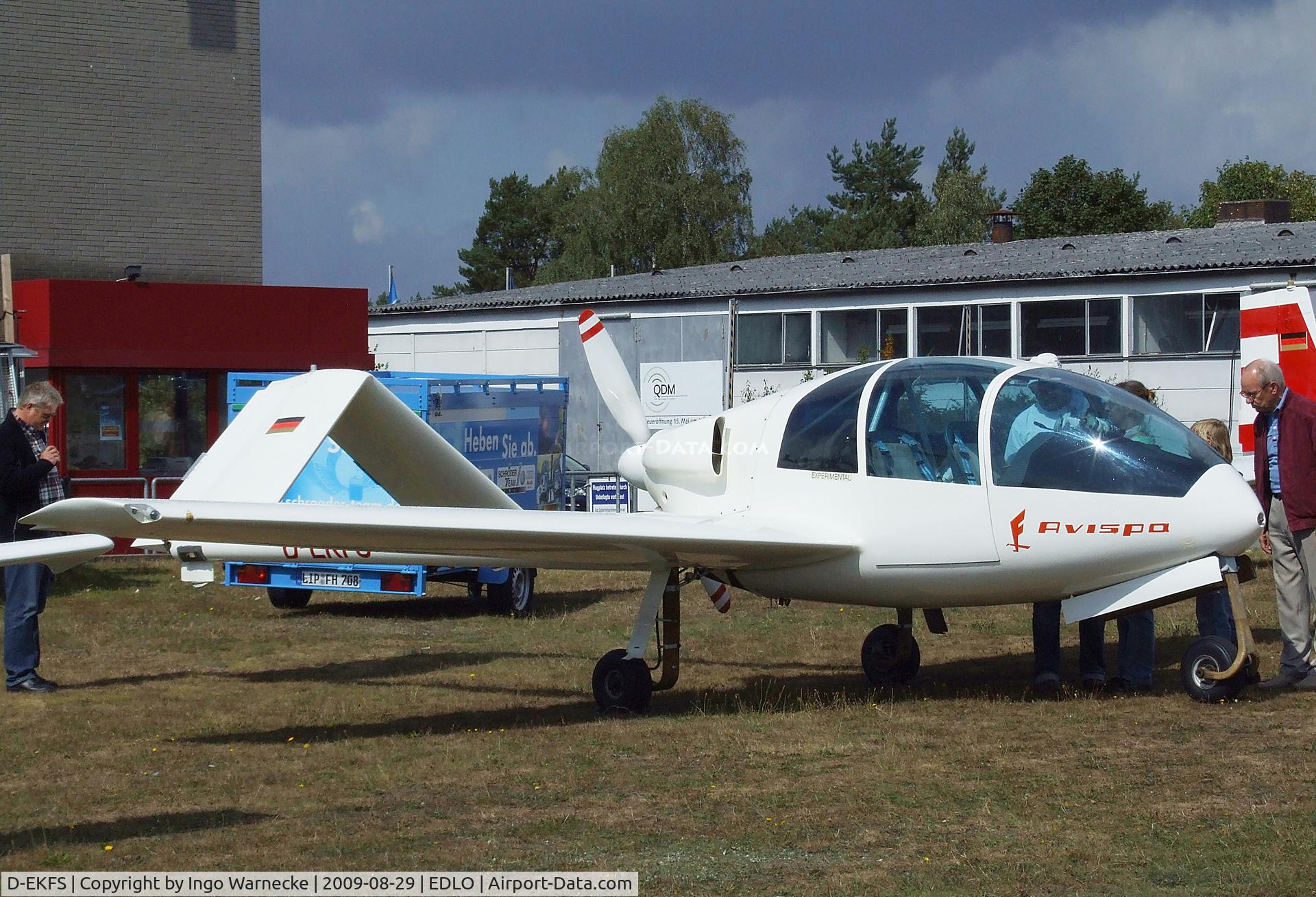 D-EKFS, Akaflieg Stuttgard FS.28 C/N V-1/1832, Akaflieg Stuttgart FS.28 Avispa at the 2009 OUV-Meeting at Oerlinghausen airfield