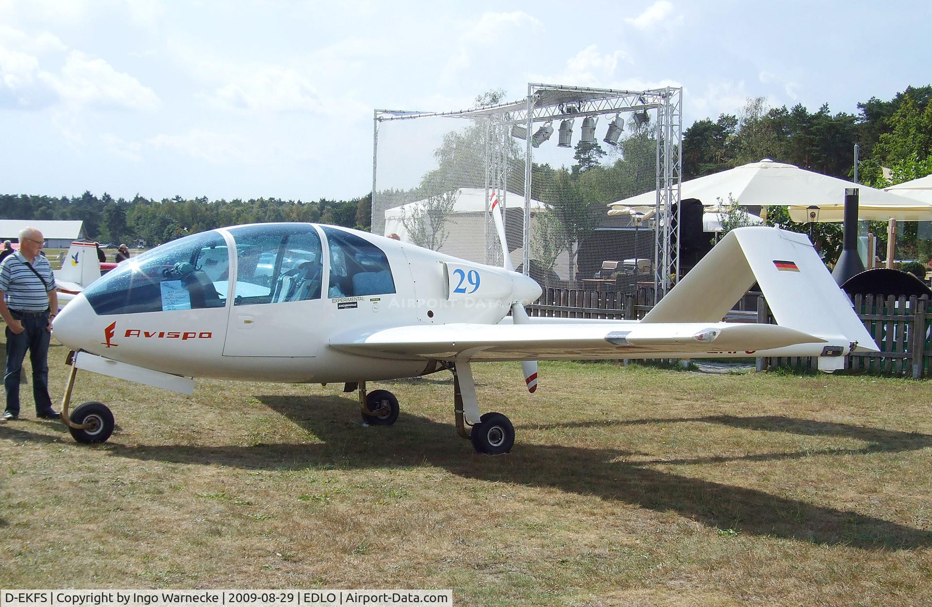 D-EKFS, Akaflieg Stuttgard FS.28 C/N V-1/1832, Akaflieg Stuttgart FS.28 Avispa at the 2009 OUV-Meeting at Oerlinghausen airfield