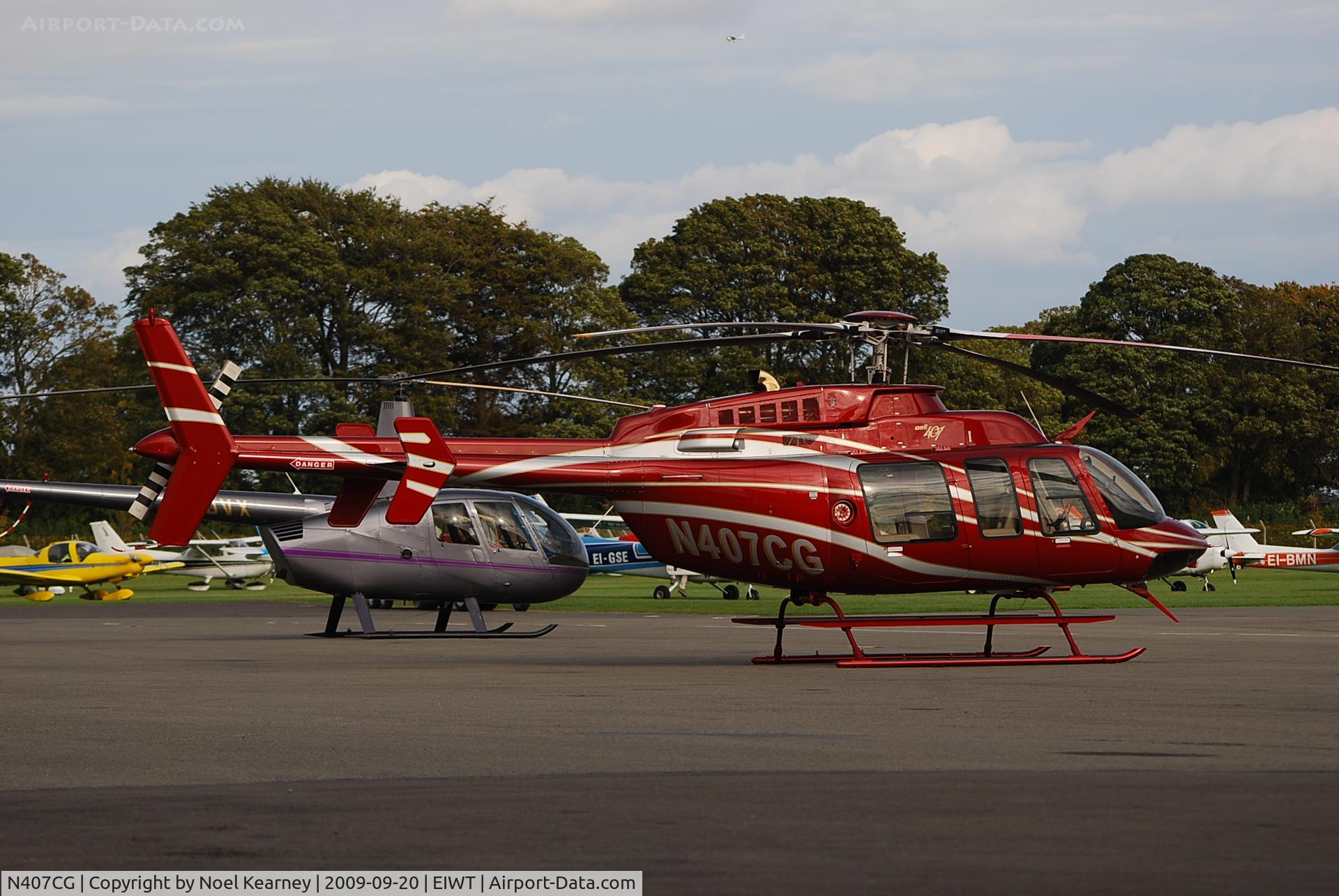 N407CG, 2006 Bell 407 C/N 53731, Parked on the apron