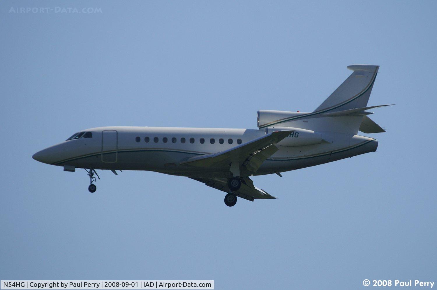 N54HG, 2004 Dassault Falcon 900EX C/N 140, Hard to miss the triple engined Falcon