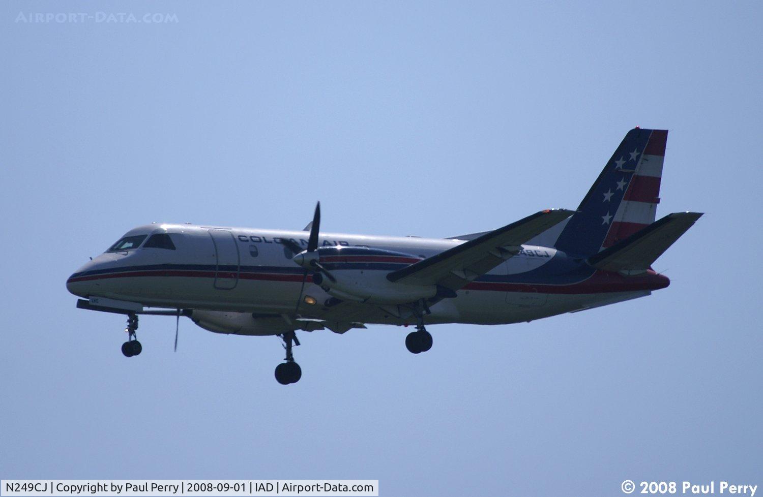 N249CJ, 1991 Saab 340B C/N 340B-249, Ah yes, another patriotic Colgan bird