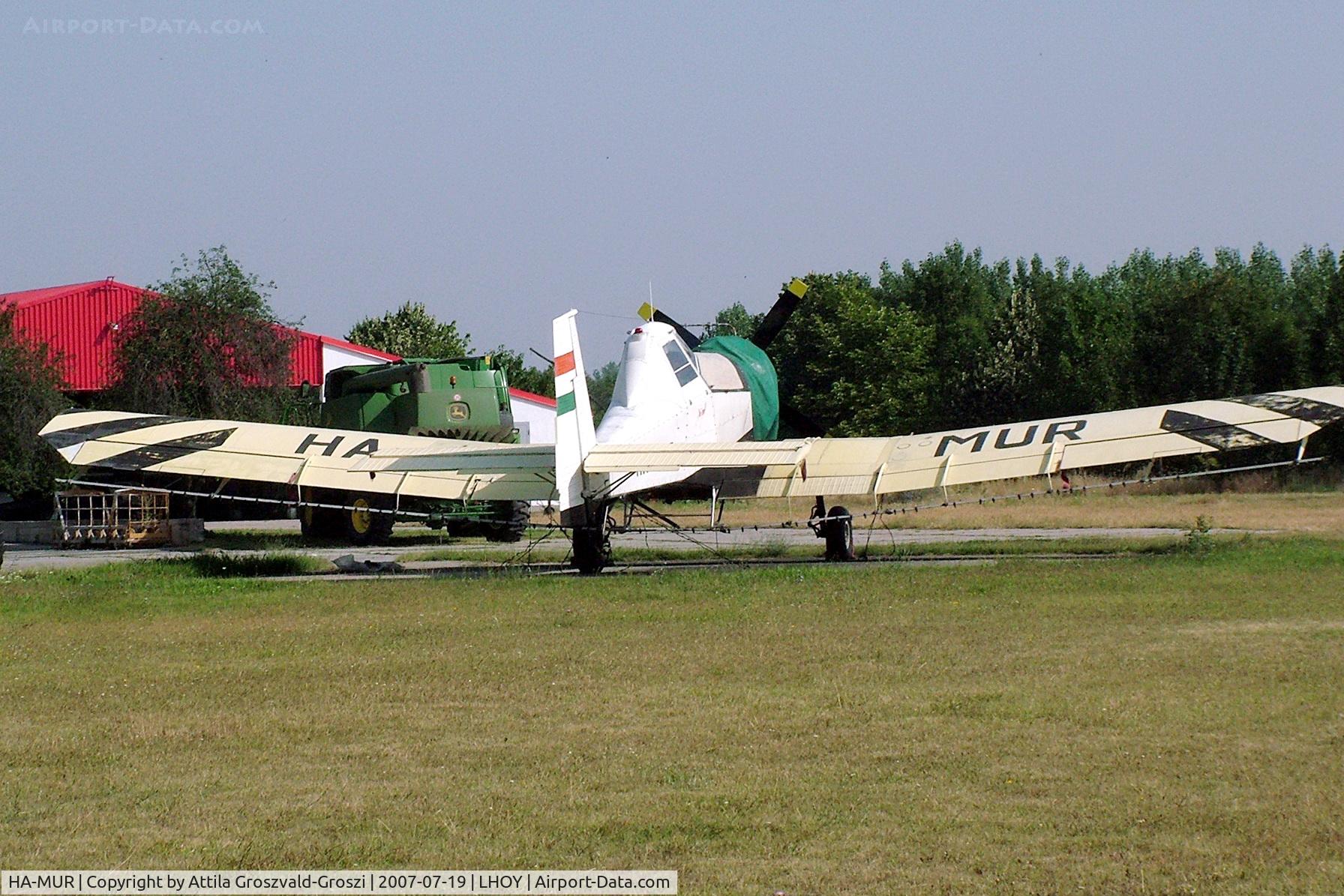 HA-MUR, 1983 PZL-Mielec M-18 Dromader C/N 1Z011-10, Öcsény Airport - Hungary