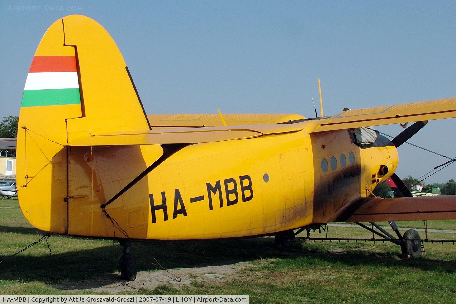 HA-MBB, 1975 Antonov An-2R C/N 1G161-07, Öcsény Airport - Hungary