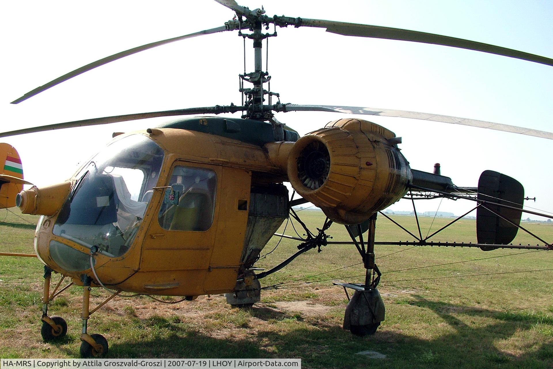 HA-MRS, 1970 Kamov Ka-26 Hoodlum C/N 7001501, Öcsény Airport - Hungary