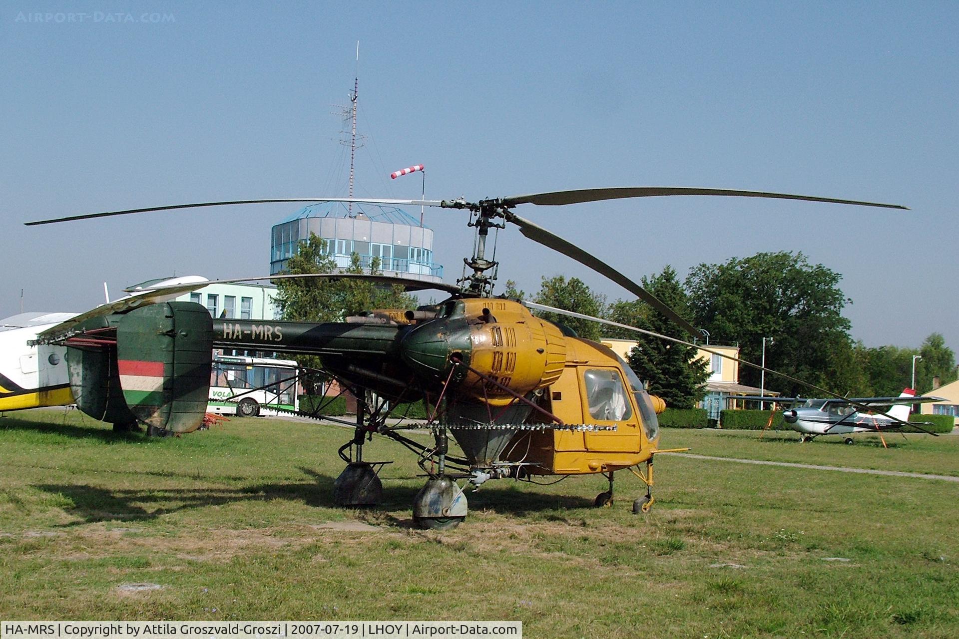 HA-MRS, 1970 Kamov Ka-26 Hoodlum C/N 7001501, Öcsény Airport - Hungary