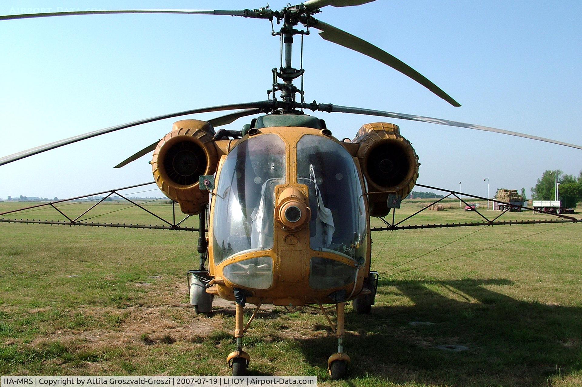 HA-MRS, 1970 Kamov Ka-26 Hoodlum C/N 7001501, Öcsény Airport - Hungary
