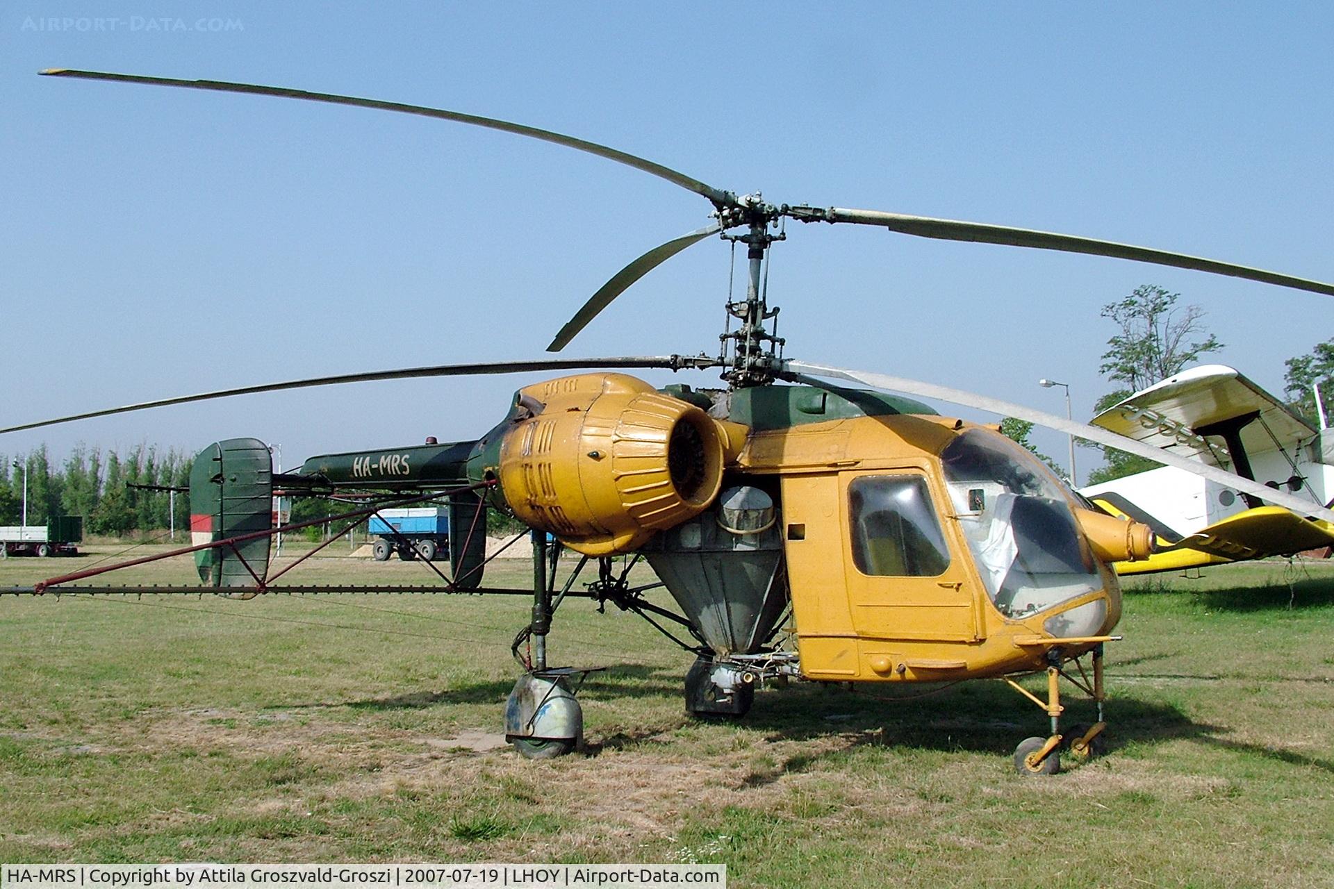 HA-MRS, 1970 Kamov Ka-26 Hoodlum C/N 7001501, Öcsény Airport - Hungary