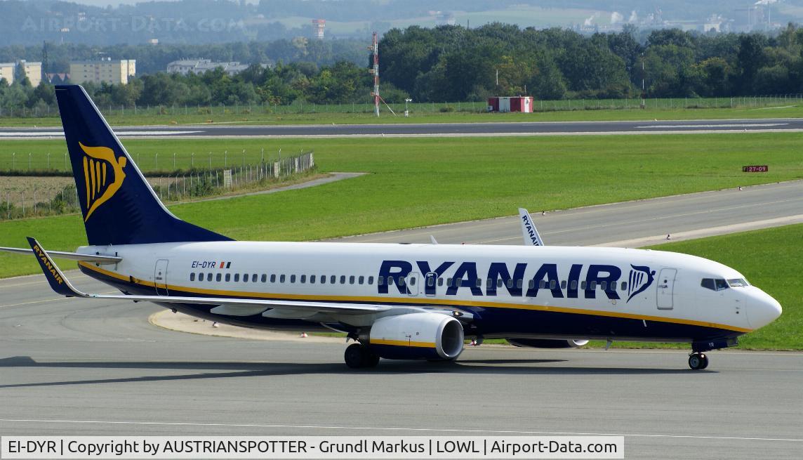 EI-DYR, 2008 Boeing 737-8AS C/N 37513, Ryanair