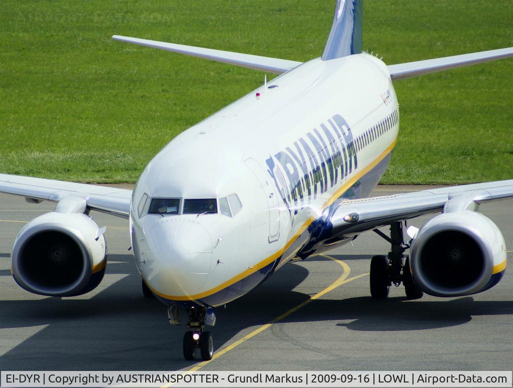 EI-DYR, 2008 Boeing 737-8AS C/N 37513, Ryanair