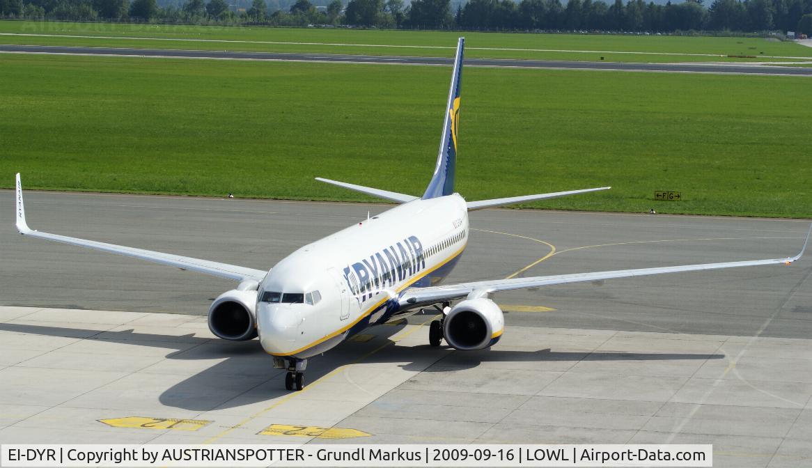 EI-DYR, 2008 Boeing 737-8AS C/N 37513, Ryanair
