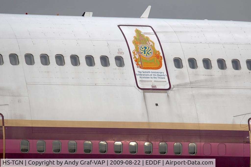 HS-TGN, 1992 Boeing 747-4D7 C/N 26615, Thai International 747-400