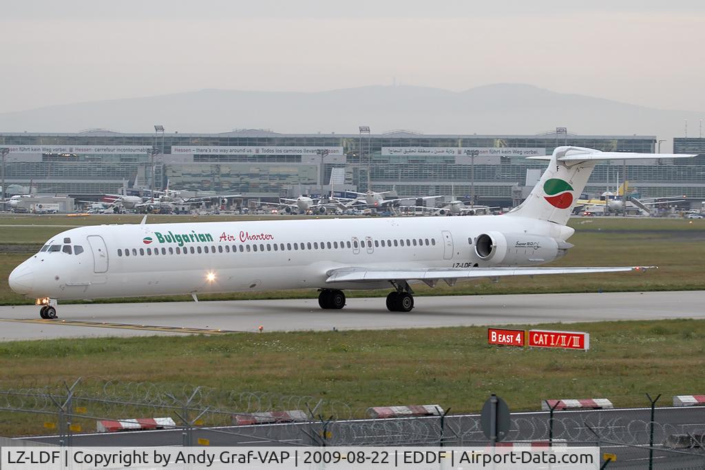 LZ-LDF, 1986 McDonnell Douglas MD-82 (DC-9-82) C/N 49219, Bulgarian Air Charter MD80