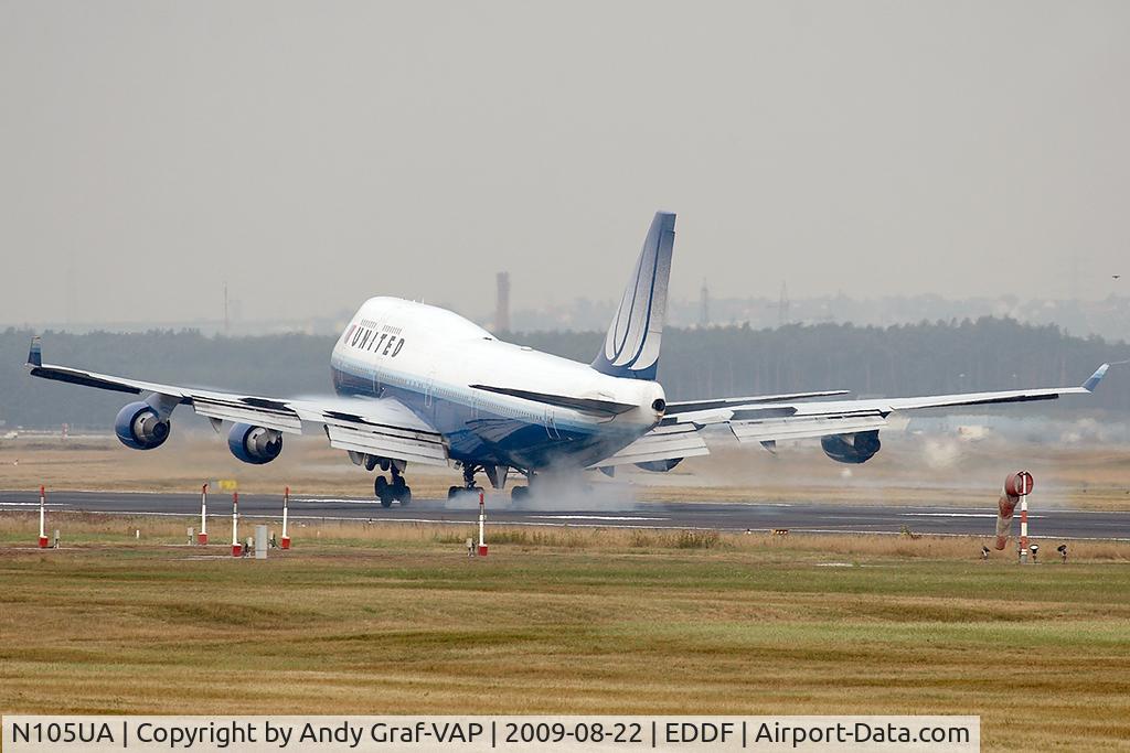 N105UA, 1994 Boeing 747-451 C/N 26473, United Airlines 747-400