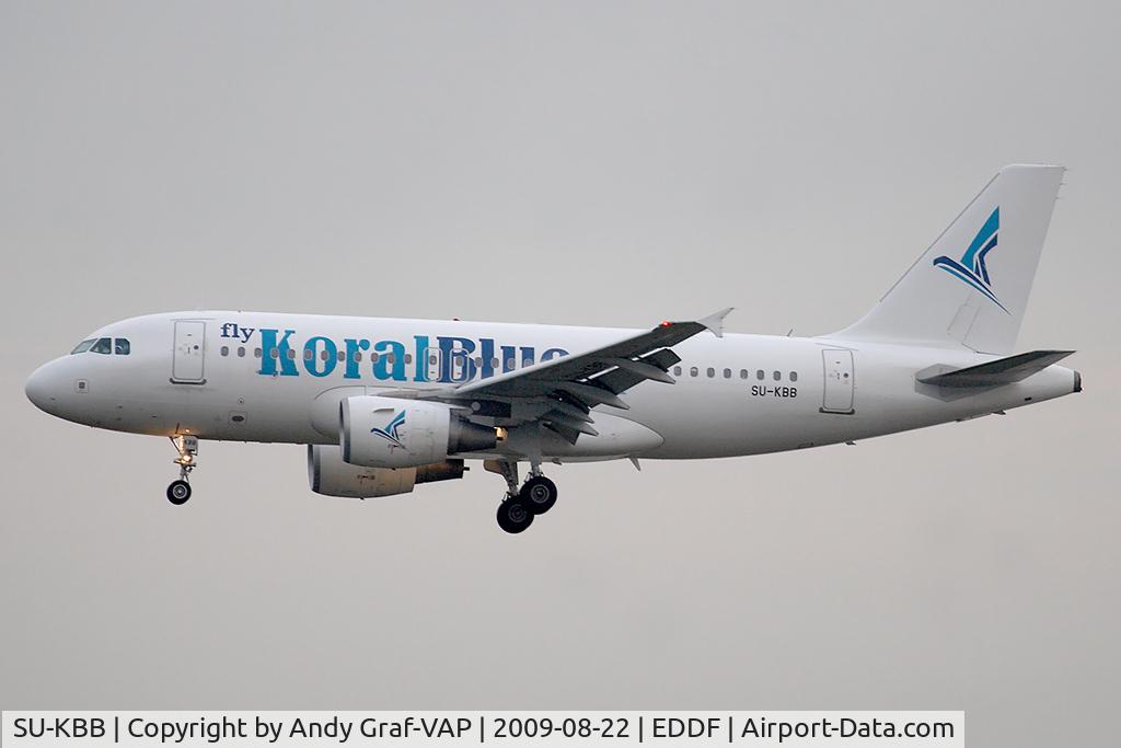 SU-KBB, 2007 Airbus A319-112 C/N 3171, Coral Blue A319