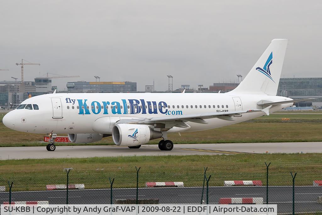 SU-KBB, 2007 Airbus A319-112 C/N 3171, Coral Blue A319