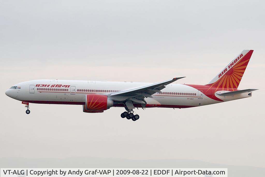 VT-ALG, 2009 Boeing 777-237/LR C/N 36306, Air India 777-200
