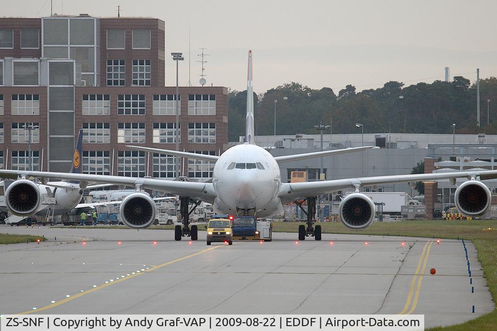 ZS-SNF, 2003 Airbus A340-642 C/N 547, South African Airways A340-600