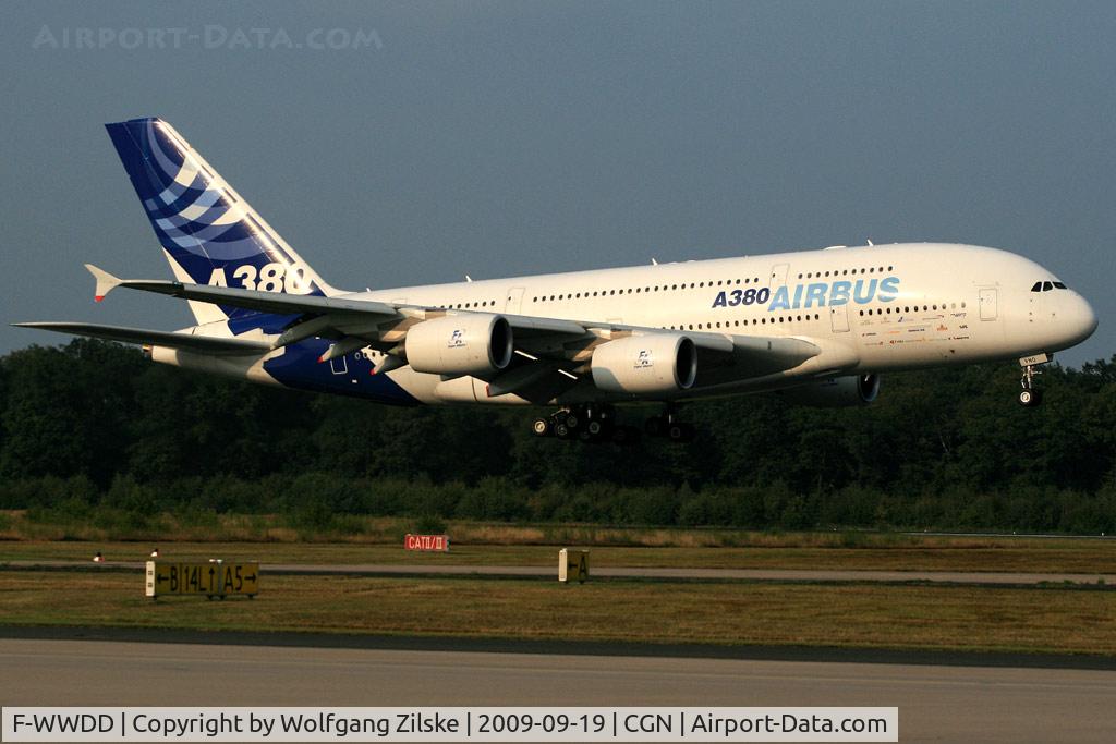 F-WWDD, 2005 Airbus A380-861 C/N 004, visitor
