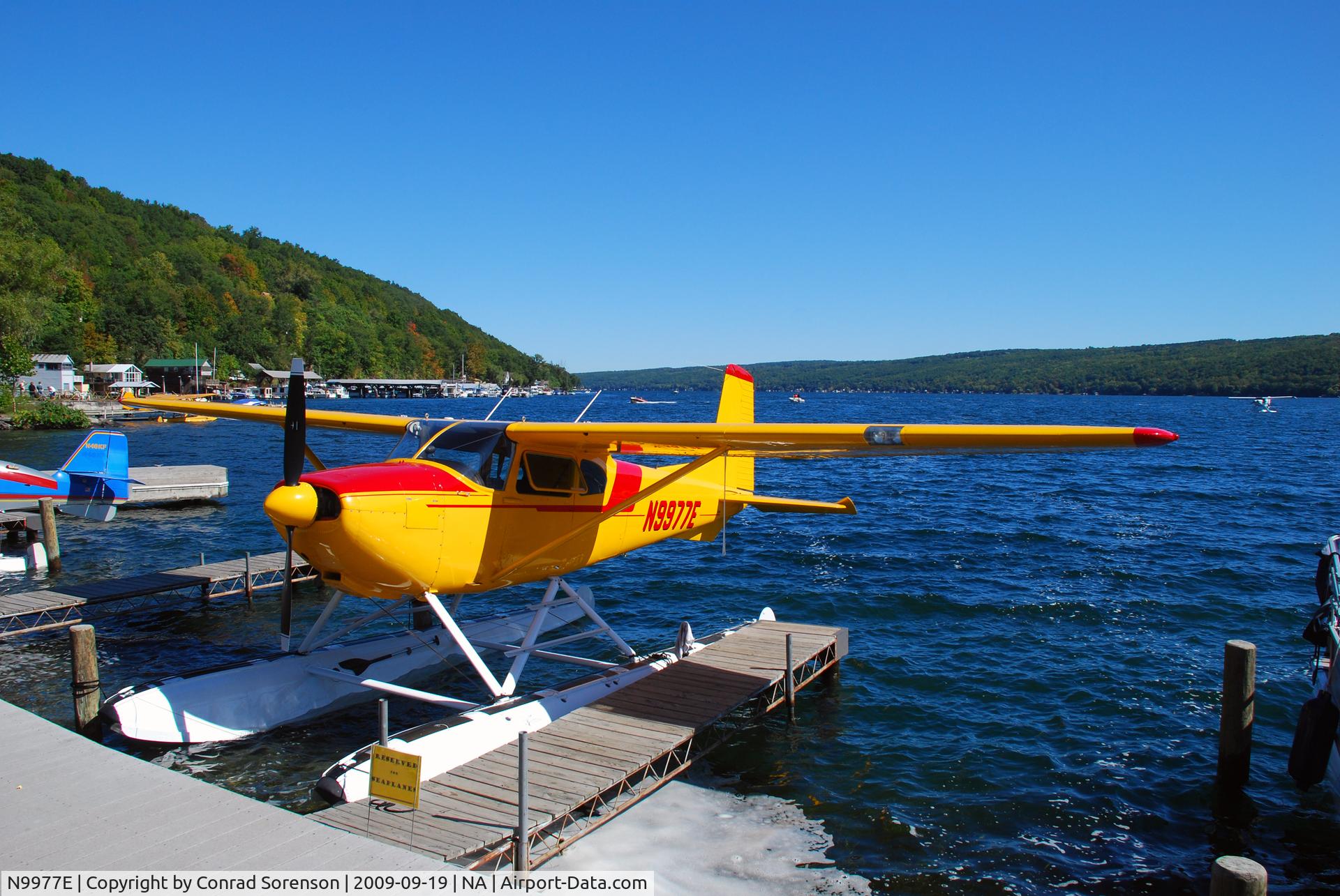 N9977E, 1958 Cessna 182A Skylane C/N 34853, SEAPLANE HOMECOMING Hammondsport, NY