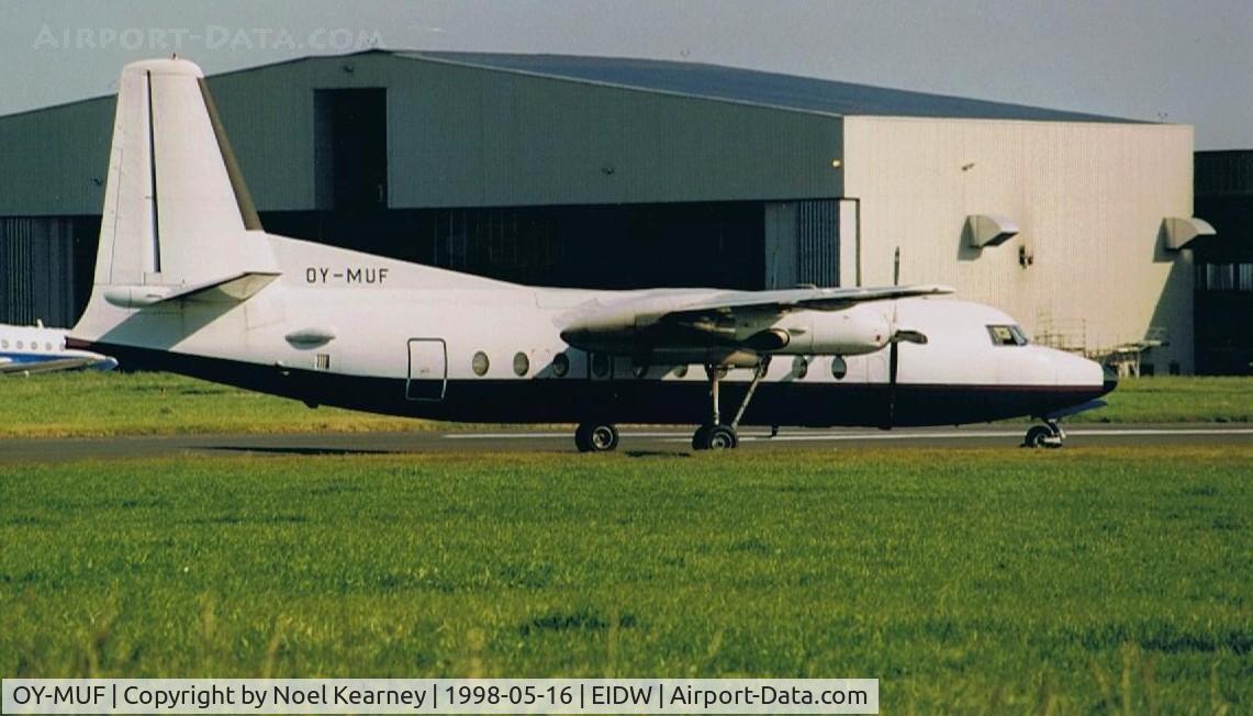 OY-MUF, 1959 Fairchild F-27 C/N 40, Fairchild F-27 Friendship c/n 40 Operated by 'NEWAIR'