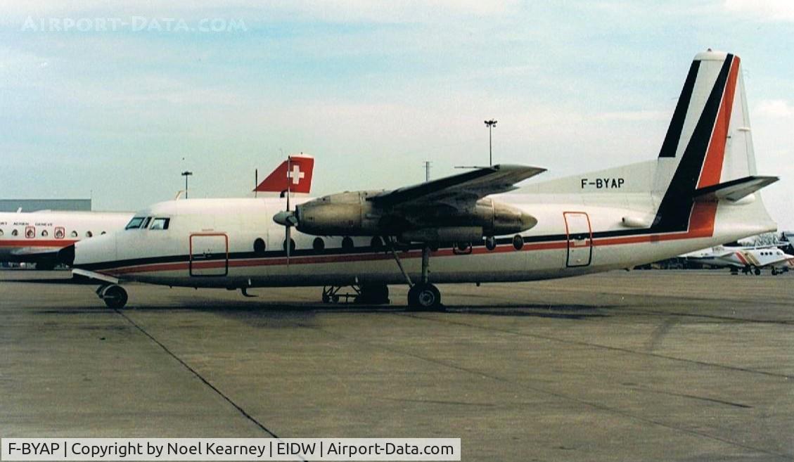 F-BYAP, 1959 Fokker F.27-100 Friendship C/N 10113, Operated by 'UNI-AIR' (Scanned Image)