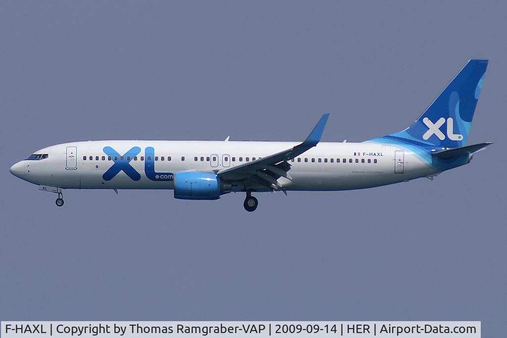 F-HAXL, 2008 Boeing 737-8Q8 C/N 35279, XL Airways France Boeing 737-800