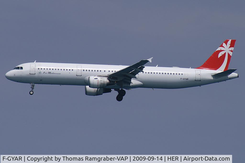 F-GYAR, 1995 Airbus A321-211 C/N 891, Air Mediterranee Airbus A321