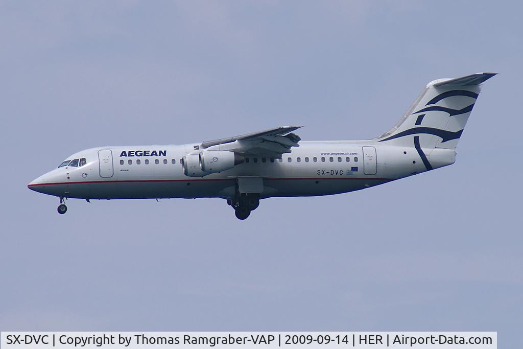 SX-DVC, 1999 British Aerospace Avro 146-RJ100 C/N E3358, Aegean Airlines BAe 146