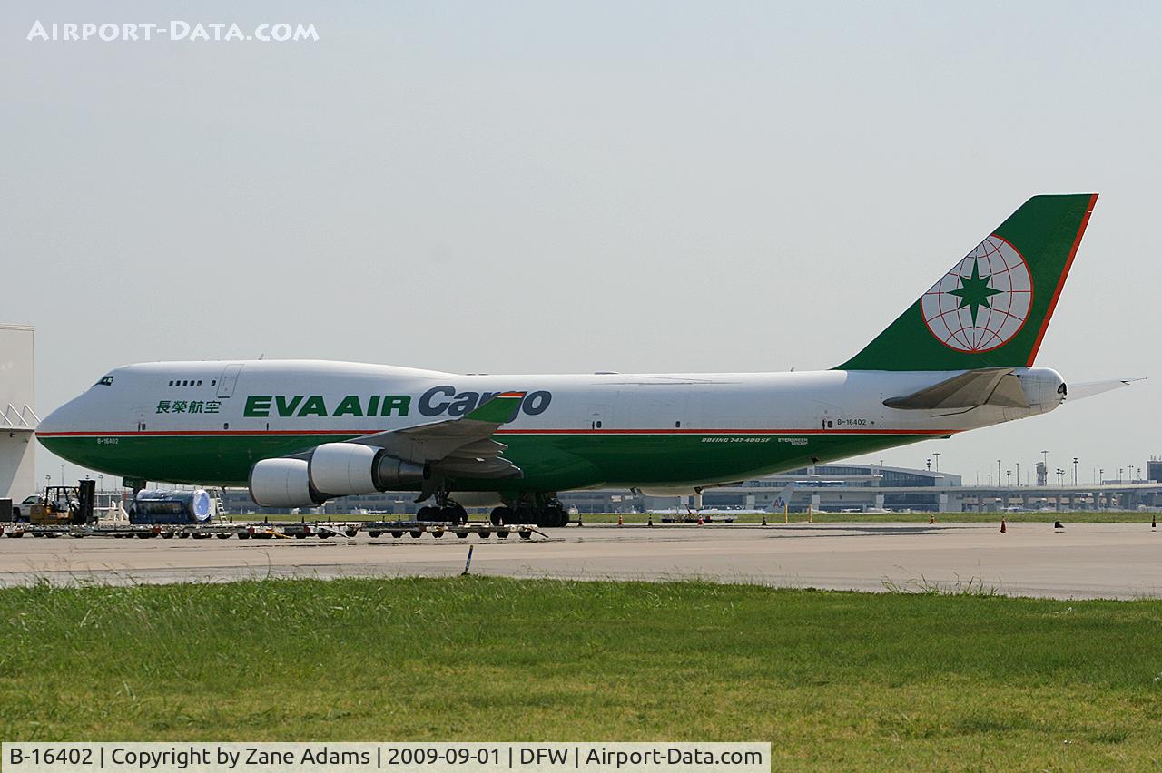 B-16402, 1992 Boeing 747-45E C/N 27063, EVA air Cargo at DFW