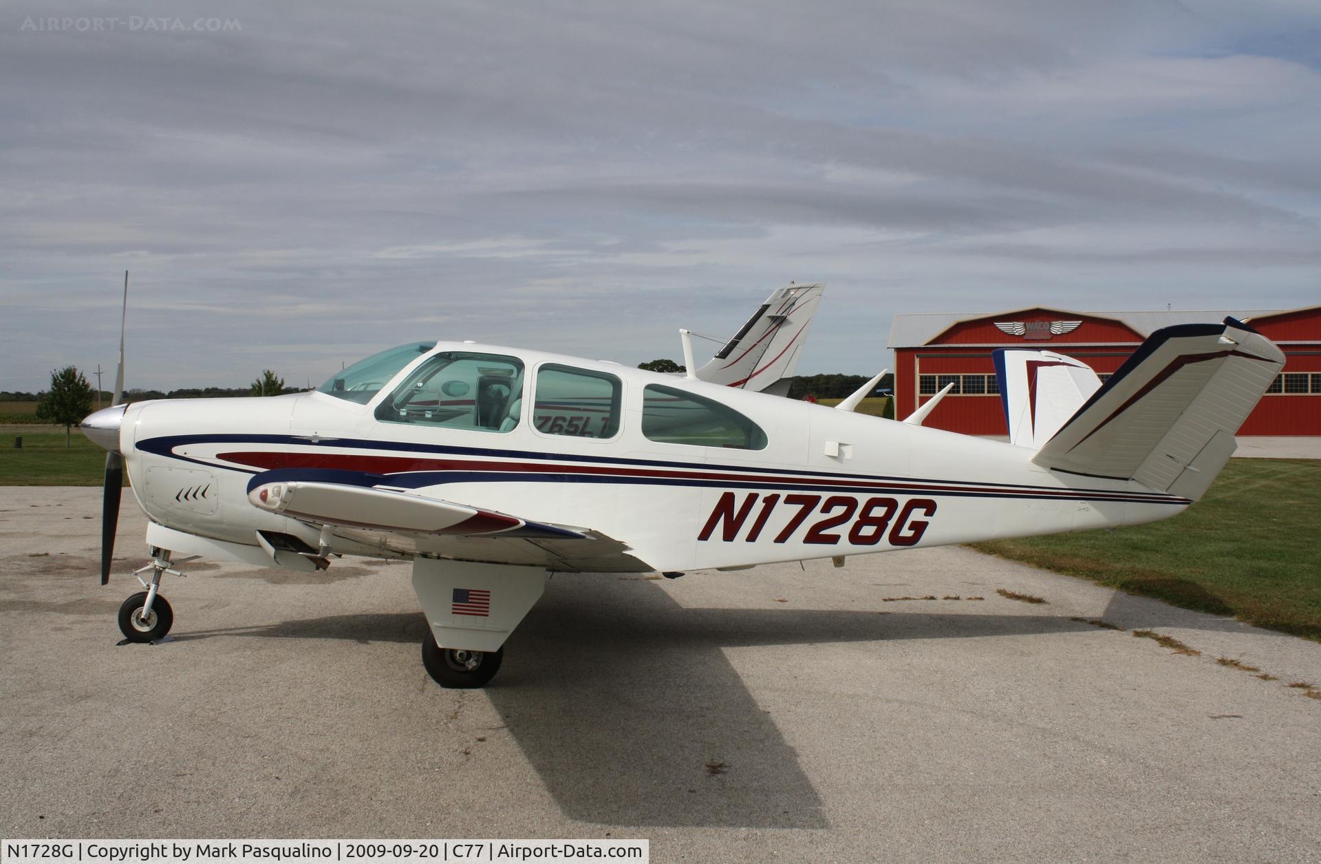 N1728G, 1962 Beech P35 Bonanza C/N D-6946, Beech P35