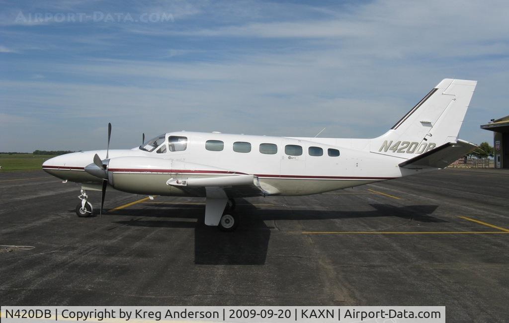 N420DB, 1980 Cessna 441 C/N 4410129, 1980 Cessna 441 Conquest on the line.