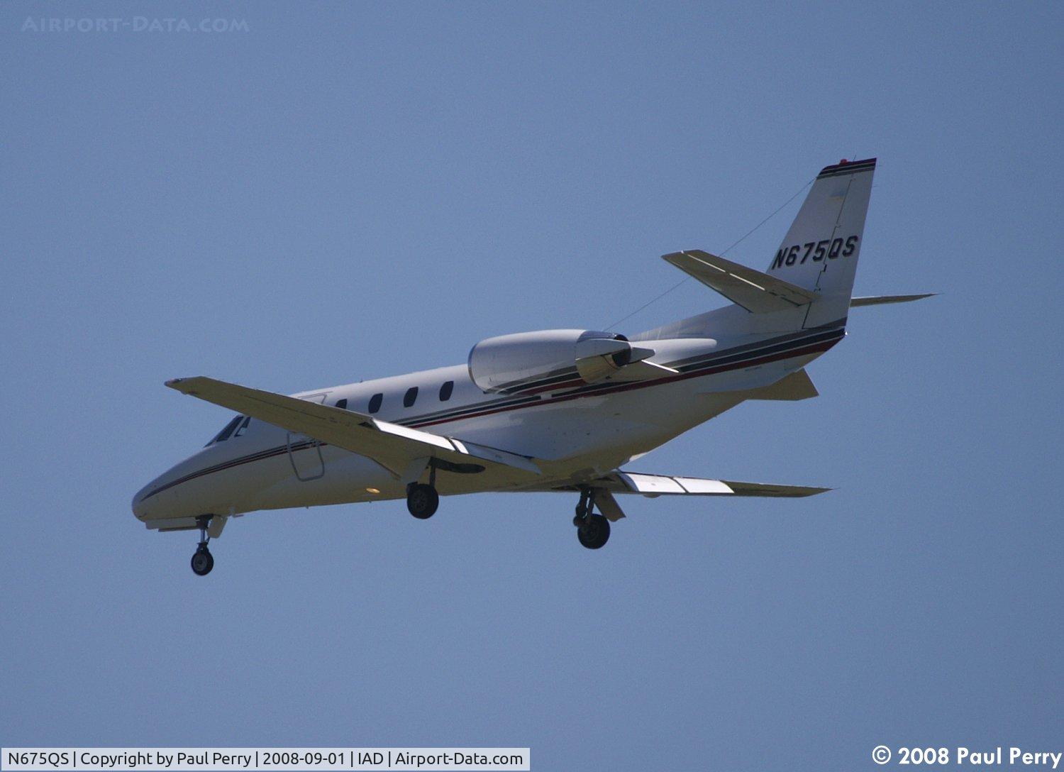 N675QS, 2002 Cessna 560XL Citation Excel C/N 560-5275, High-lift devices in effect