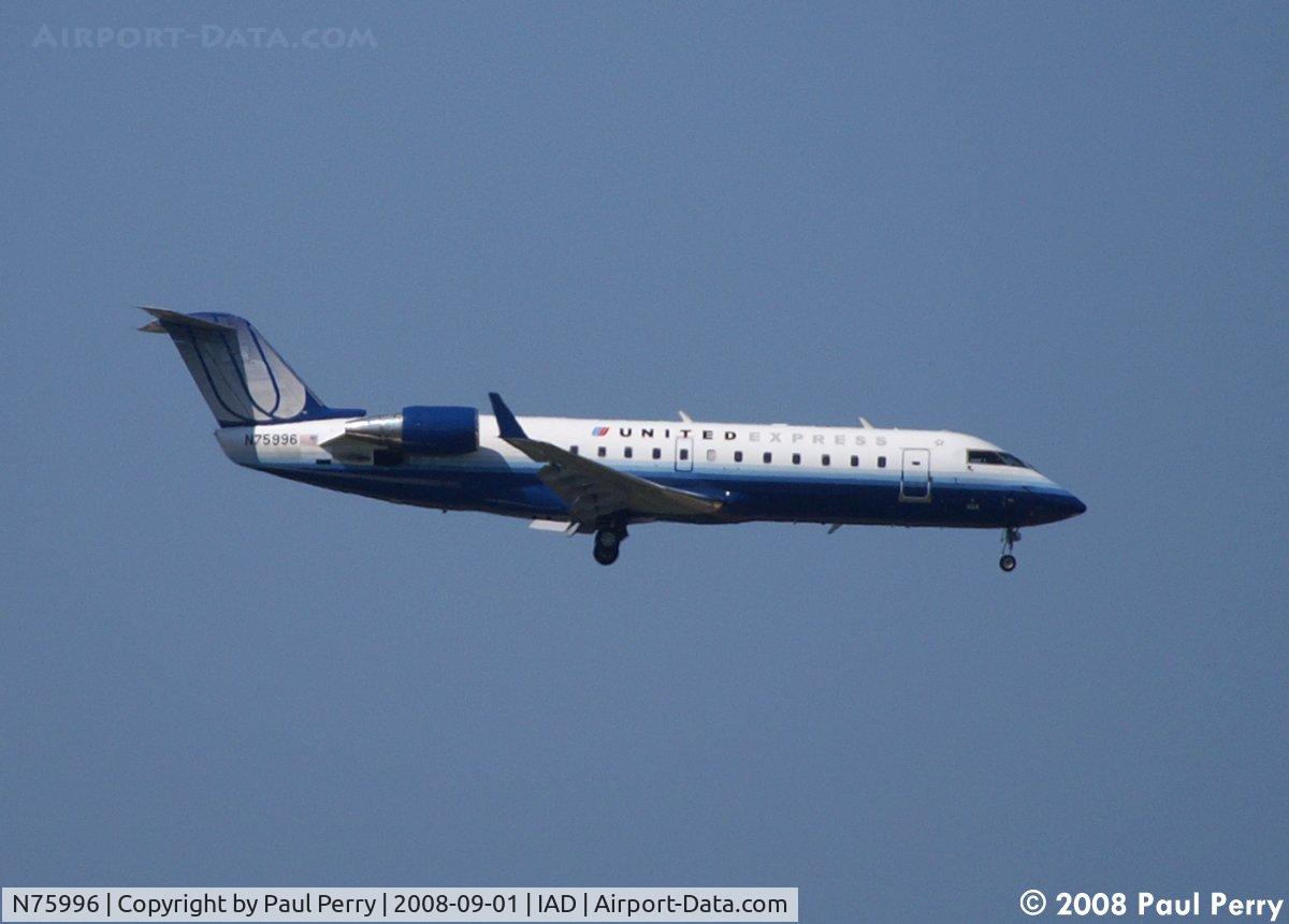 N75996, 1999 Bombardier CRJ-200ER (CL-600-2B19) C/N 7357, One of their CL-600s, not as prolific as thier EMB-145s