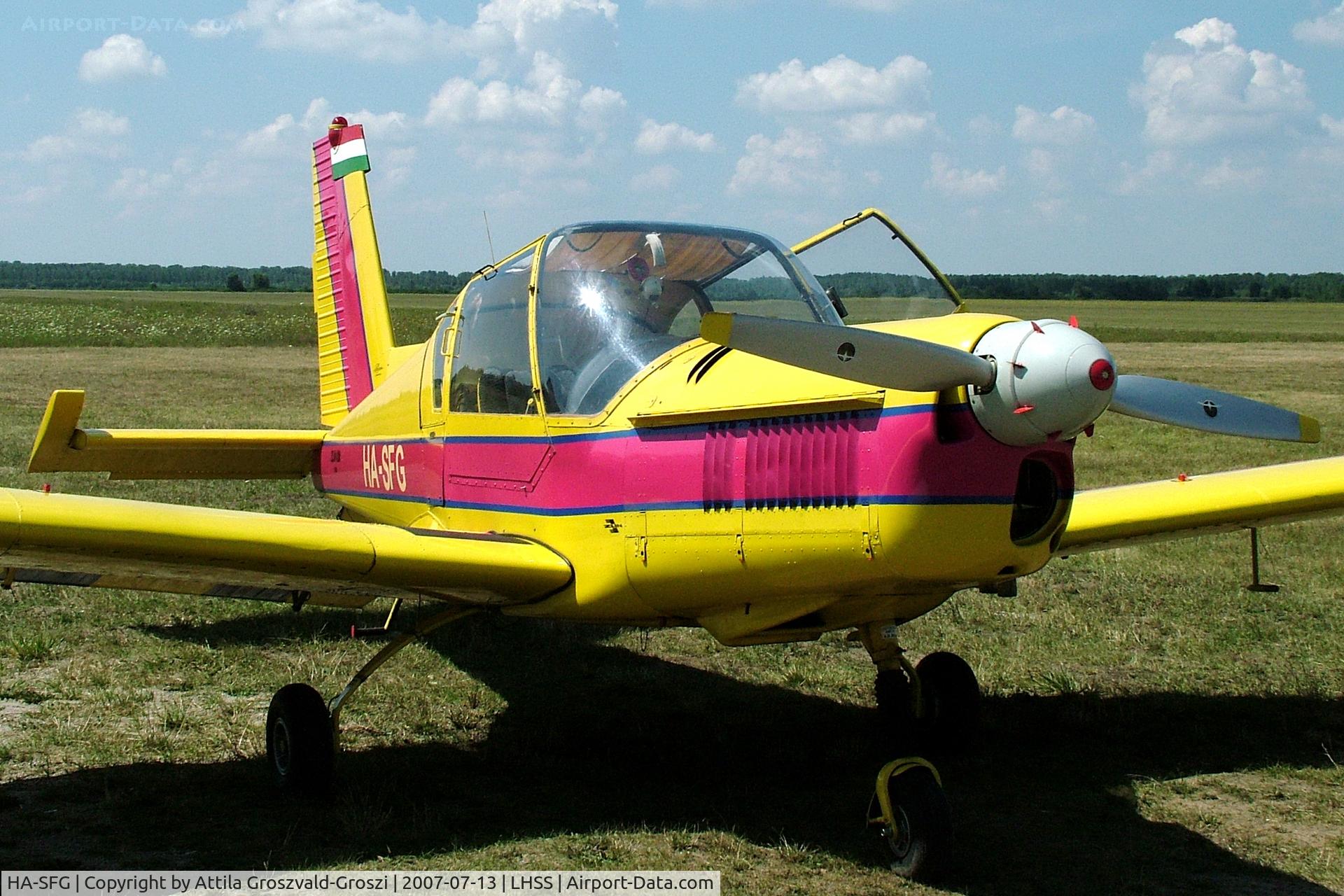 HA-SFG, 1979 Zlin Z-42M C/N 0180/06, Szolnok-Szandaszölös Airfield