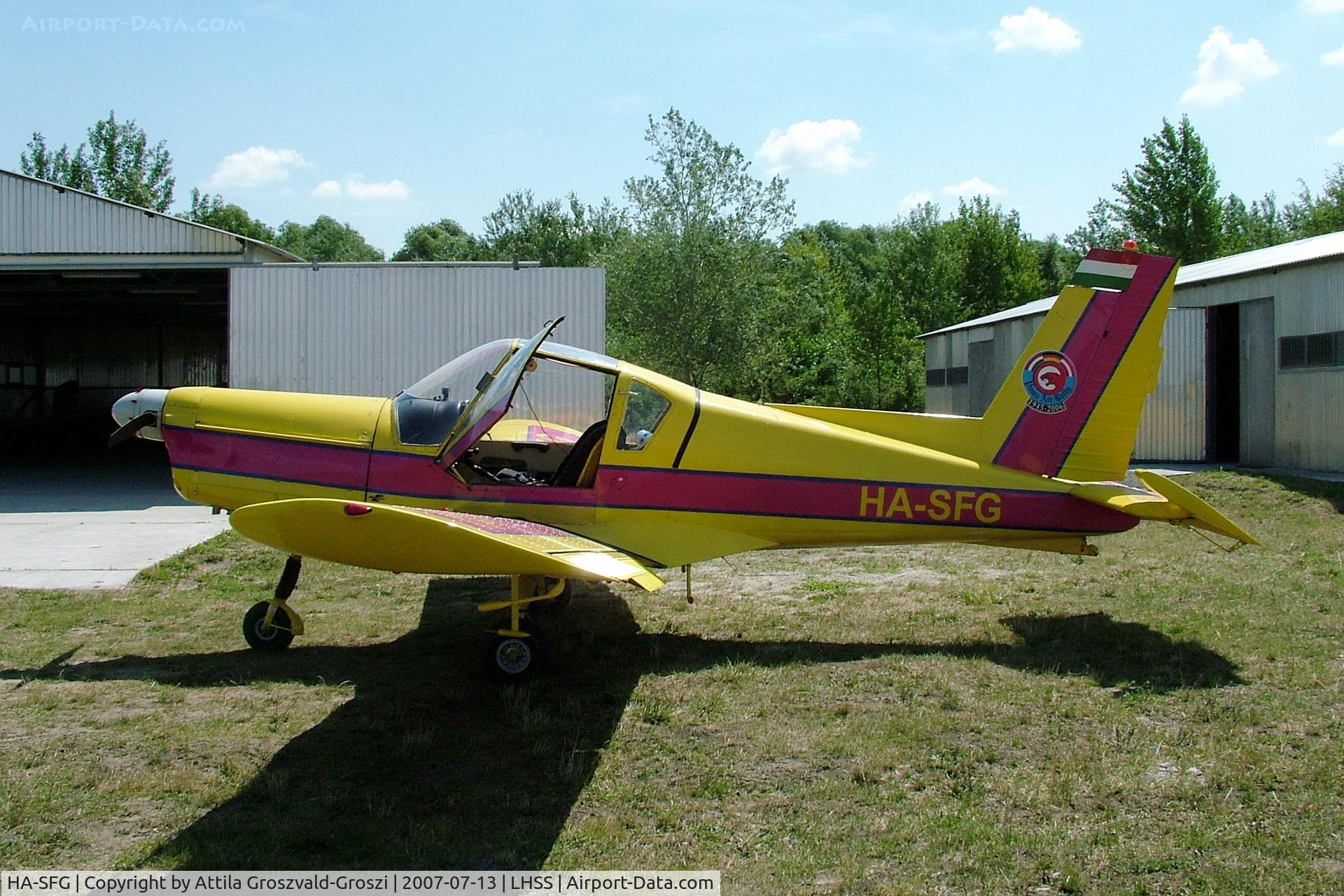 HA-SFG, 1979 Zlin Z-42M C/N 0180/06, Szolnok-Szandaszölös Airfield