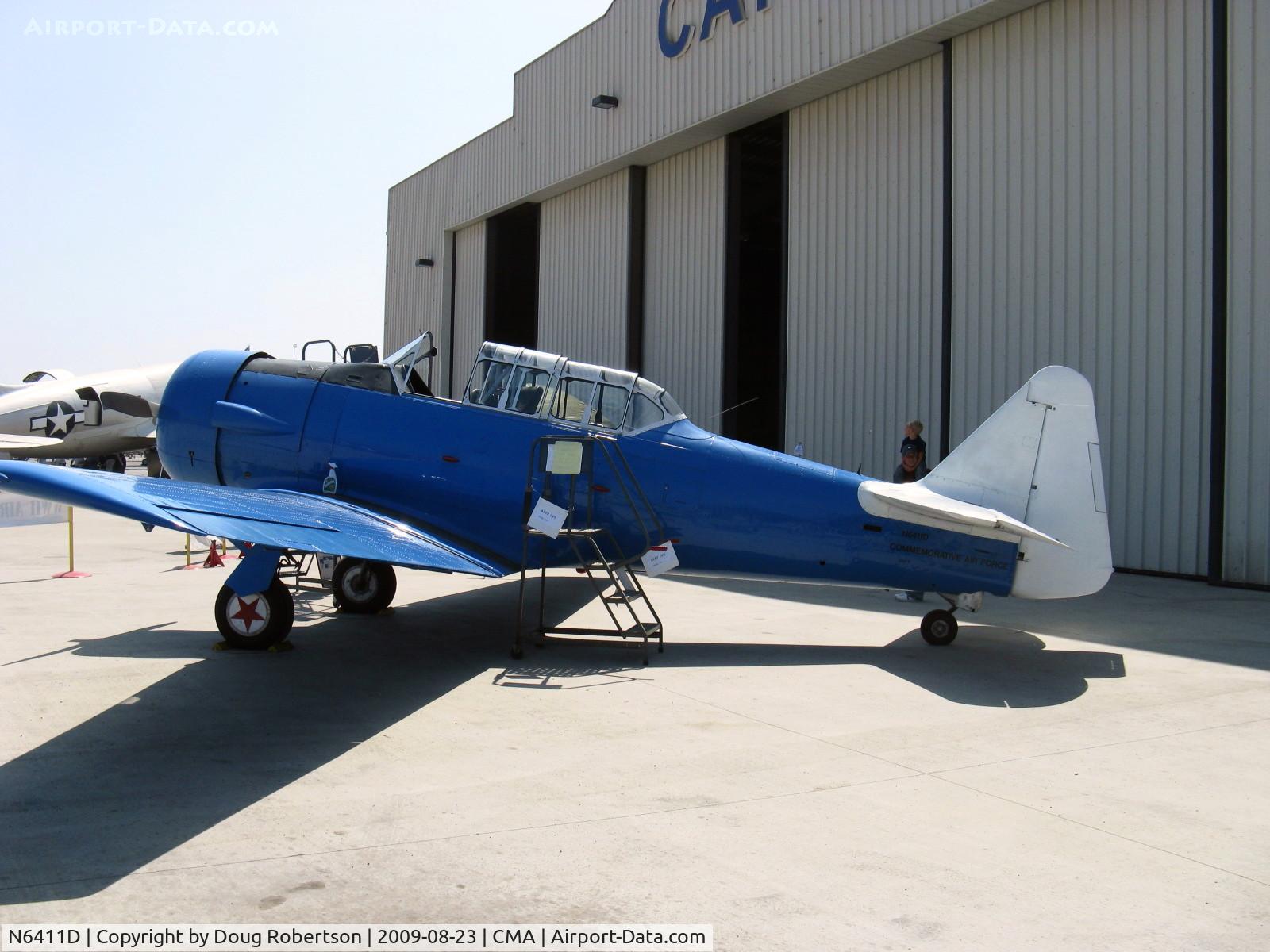N6411D, 1942 North American SNJ-4 Texan C/N 88-10117, 1942 North American SNJ-4, P&W R1340 600 Hp