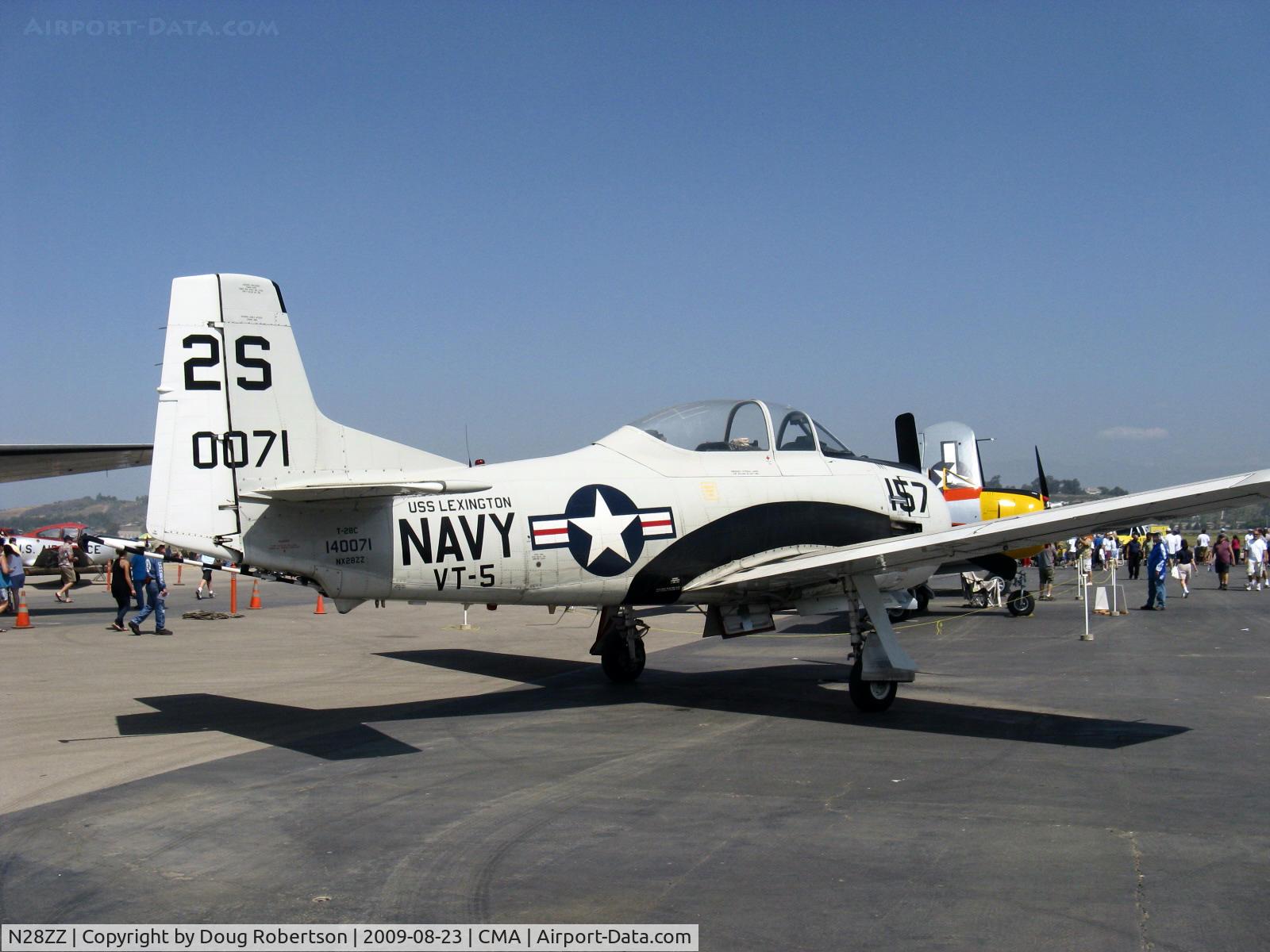 N28ZZ, 1958 North American T-28C Trojan C/N 226-19 (140071), 1958 North American T-28C TROJAN, Wright R-1820 1,425 Hp
