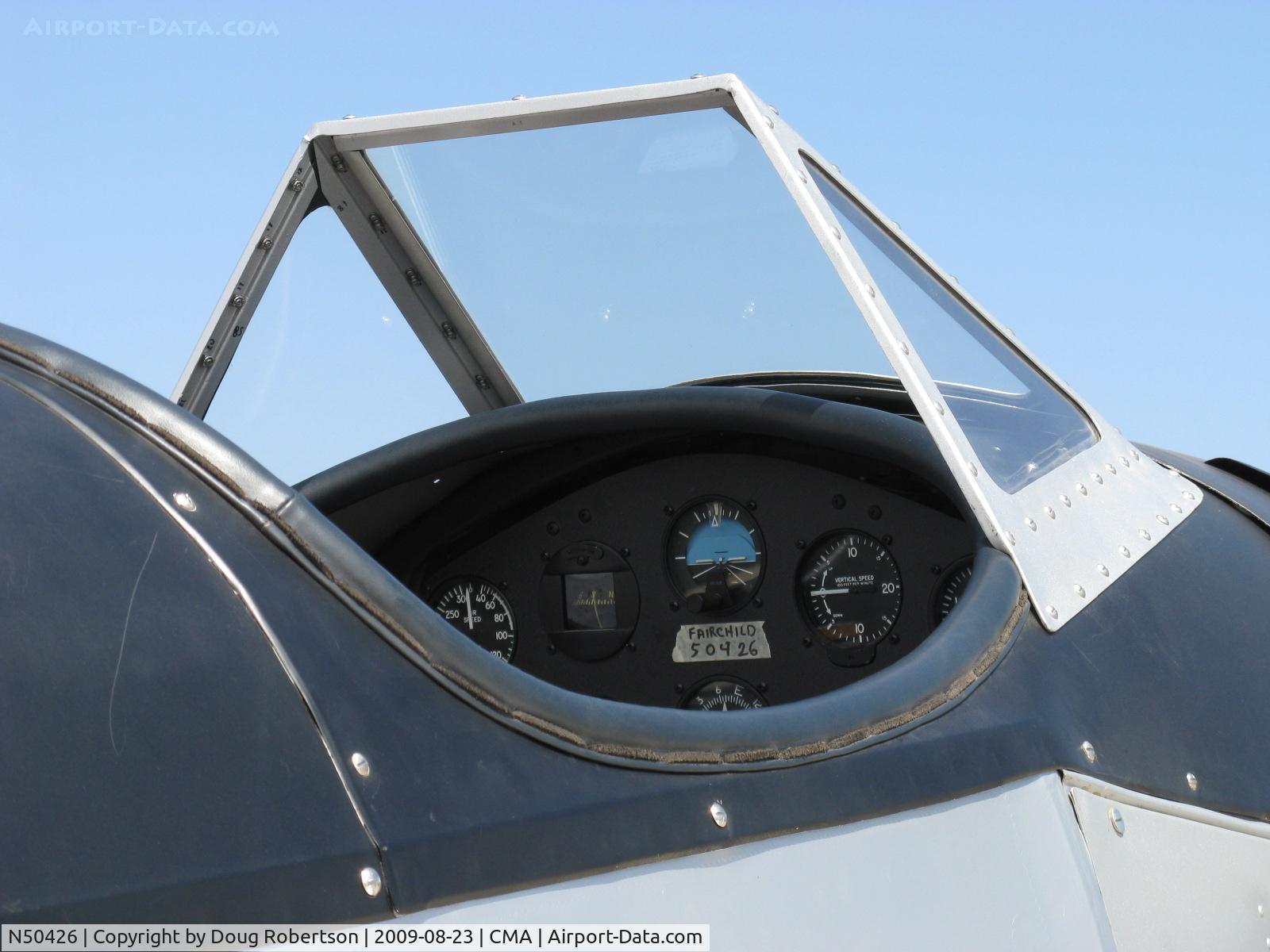 N50426, 1943 Fairchild M-62A-3 Cornell II C/N T43-5197, 1943 Fairchild M-62A CORNELL, Fairchild Ranger 6-440C-5 200 Hp, front panel