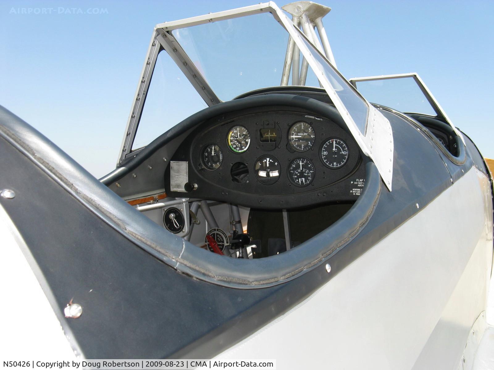 N50426, 1943 Fairchild M-62A-3 Cornell II C/N T43-5197, 1943 Fairchild M-62A CORNELL, Fairchild Ranger 6-440C-5 200 Hp, rear panel