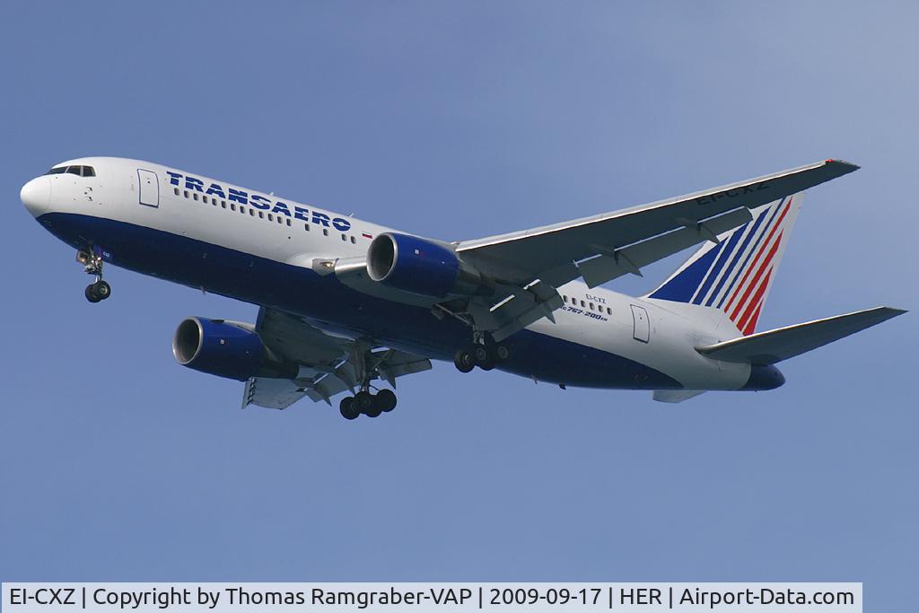 EI-CXZ, 1990 Boeing 767-216/ER C/N 24973/347, Transaero Airlines Boeing 767-200