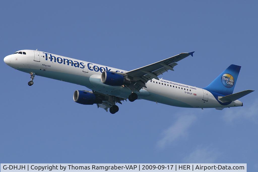 G-DHJH, 2000 Airbus A321-211 C/N 1238, Thomas Cook Airlines Airbus A321