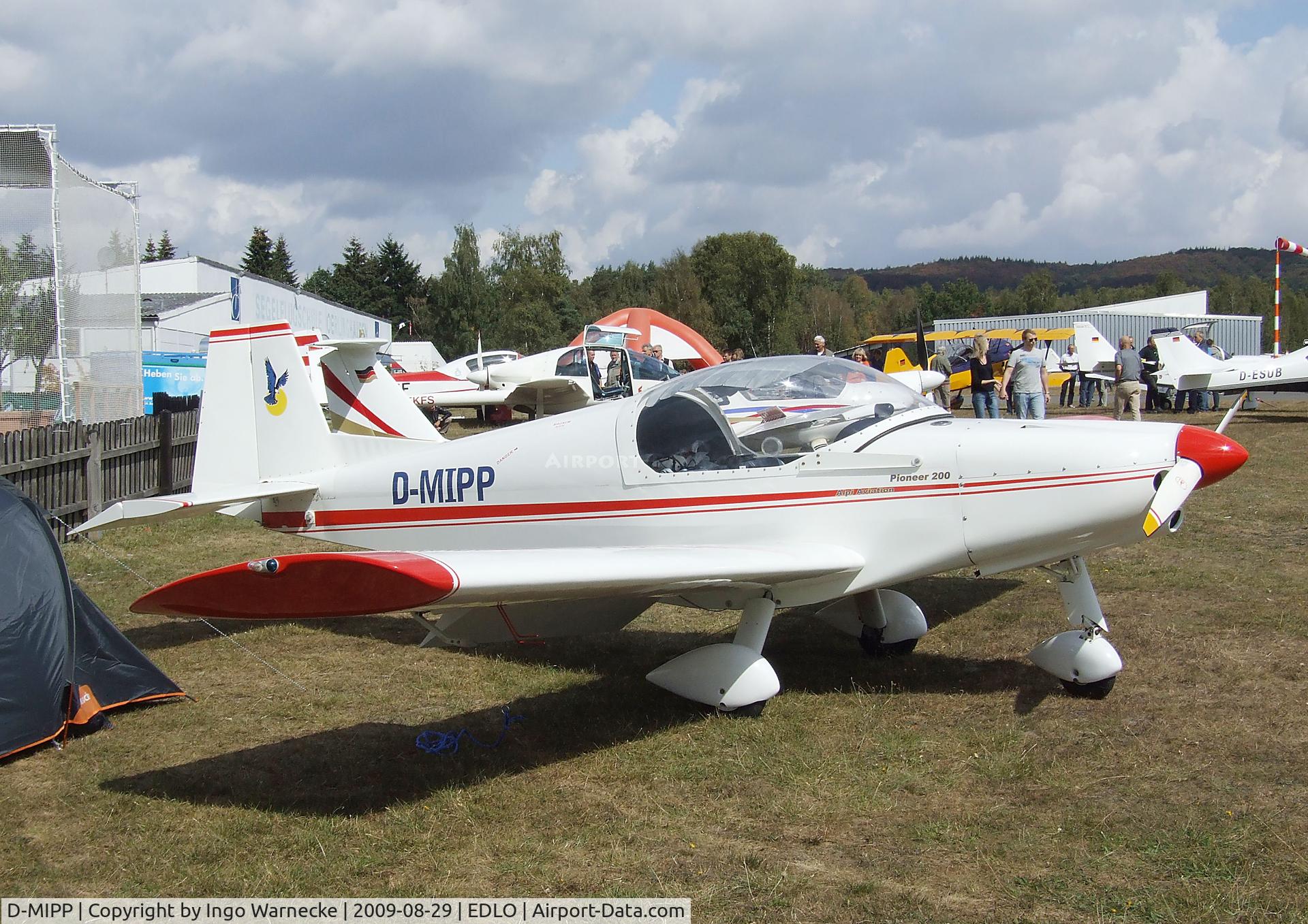 D-MIPP, Alpi Aviation Pioneer 200 C/N Not found D-MIPP, Alpi Aviation Pioneer 200 at the 2009 OUV-Meeting at Oerlinghausen airfield