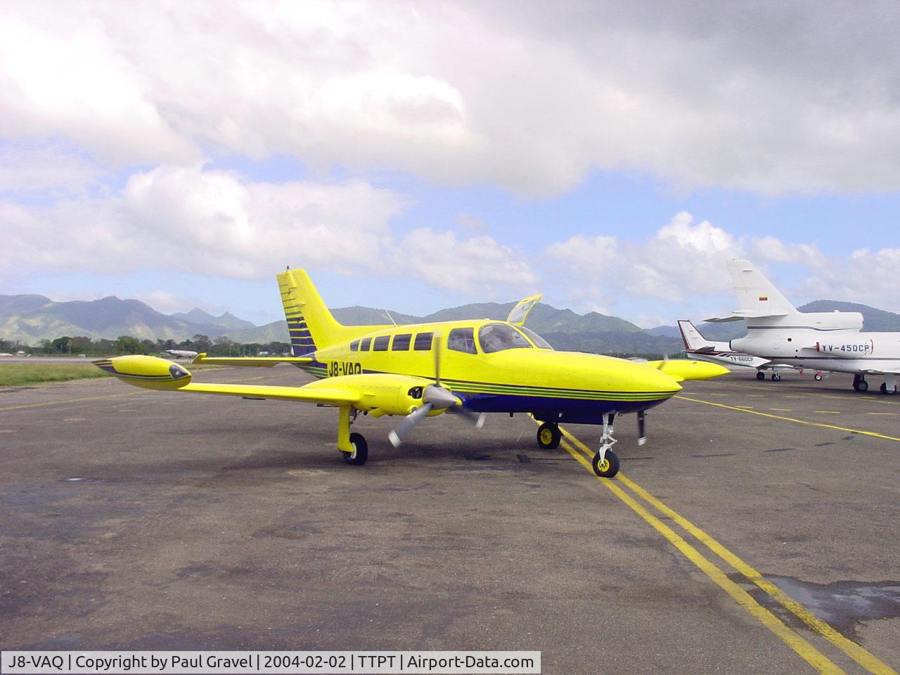 J8-VAQ, Cessna 402C C/N 402C-0219, SVG Air Rstol C402B Canouan