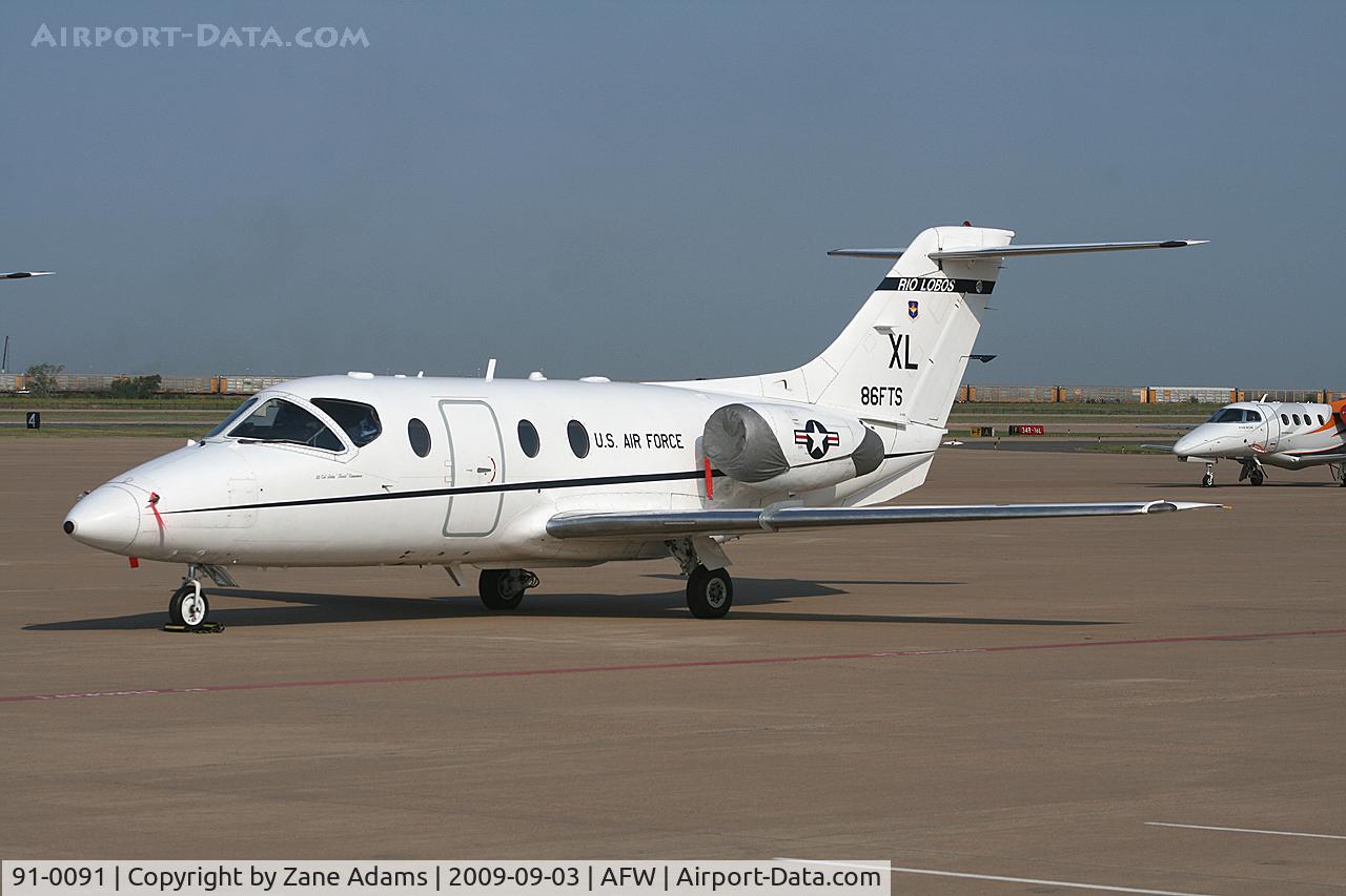 91-0091, 1991 Beechcraft T-1A Jayhawk C/N TT-32, USAF Jayhawk at Alliance Forth Worth