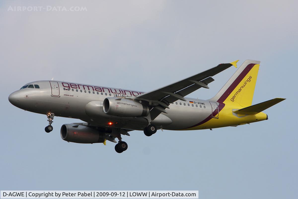 D-AGWE, 2007 Airbus A319-132 C/N 3128, VIE09