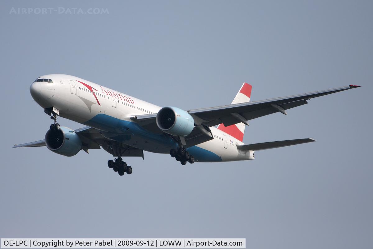 OE-LPC, 2002 Boeing 777-2Z9/ER C/N 29313, VIE09