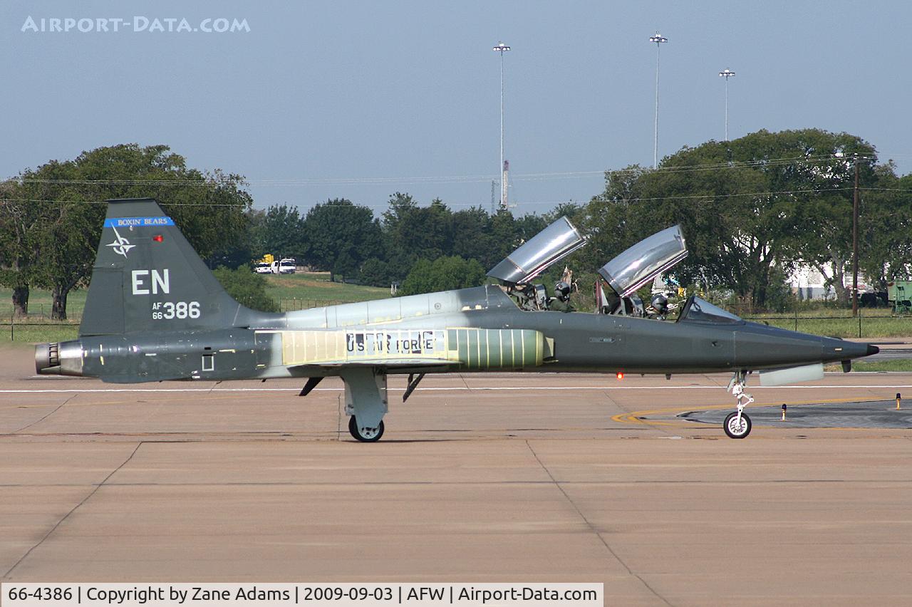 66-4386, 1966 Northrop T-38A-60-NO Talon C/N T.6017, At Alliance Fort Worth