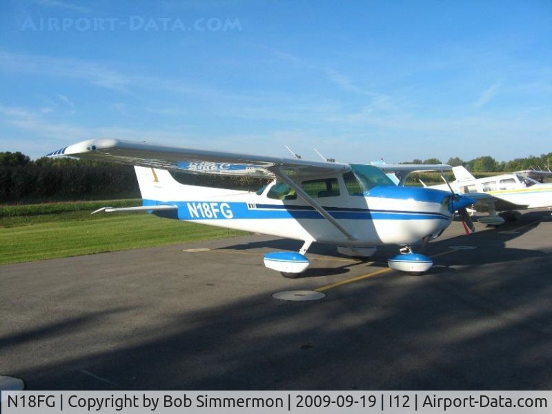 N18FG, 1974 Cessna 172M C/N 17264233, On the ramp at Sidney, Ohio during the EAA fly-in.