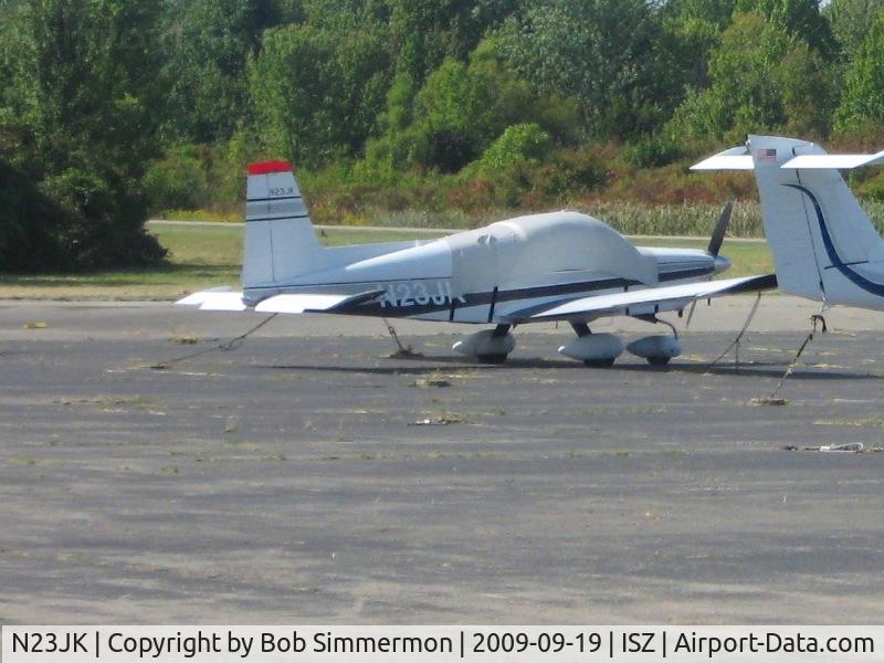 N23JK, 1975 Grumman American AA-5B Tiger C/N AA5B-0022, On the ramp at Cincinnati Blue Ash